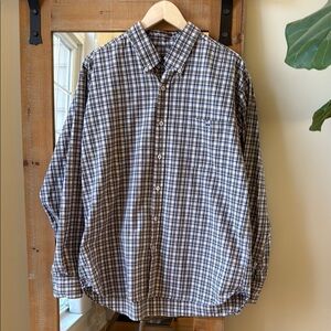 Fish Hippie Co. Plaid Button Down Shirt Size XXL